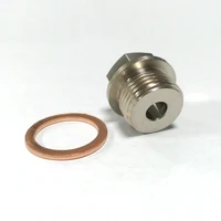 High Quality Steel Exhaust Temp Temperature Sensor Adapter M18x1.5 To 1/8NPT Connector 6.47mm Hole 2