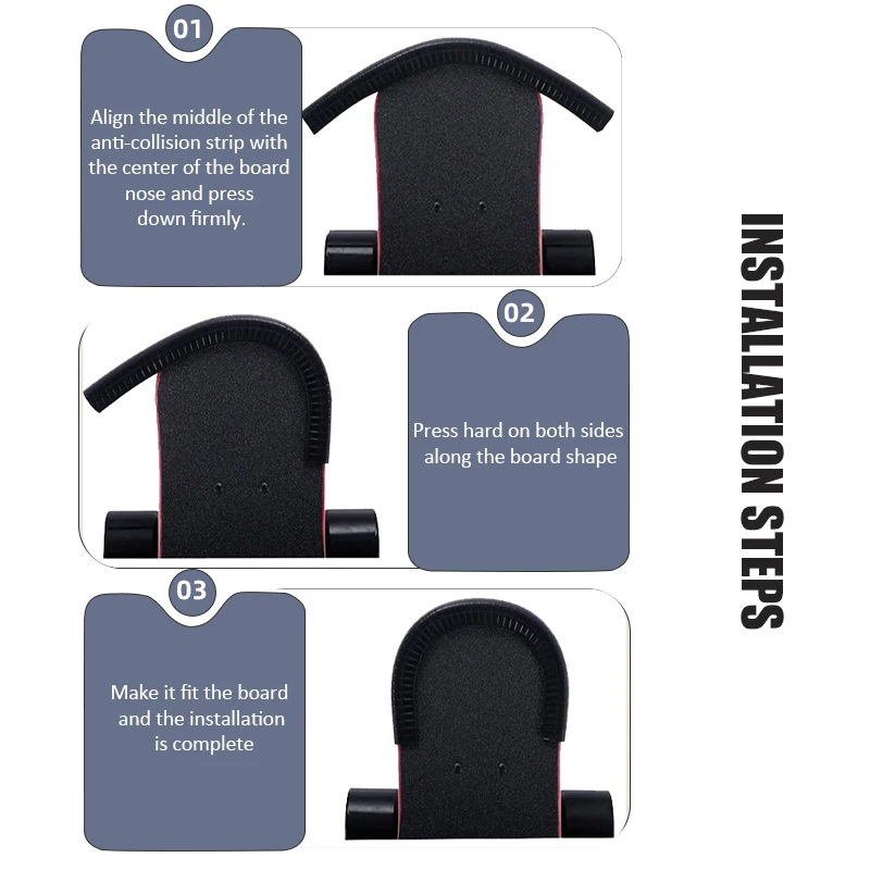 Paracolpi Per Longboard E Skateboard | Protezione Per Bordi E Naso | Antiumido E Antigraffio - Foto 2