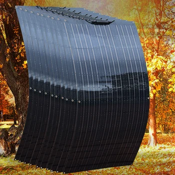 1000w Flexible solar panel 12v 24v panel solar 200W 100w 500W monocrystalline battery charger for rv electric car camping yacht 1