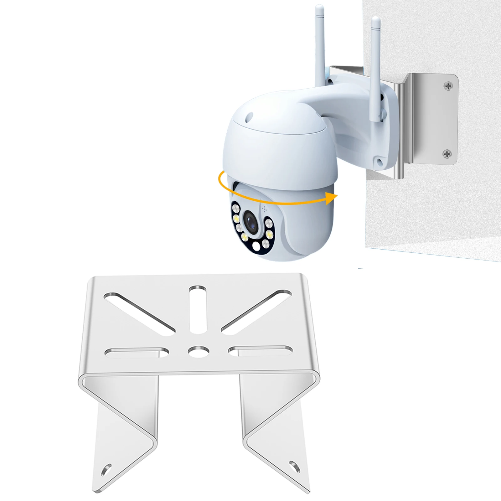 Stainless Steel Rust Resistant Security Camera Corner Mount