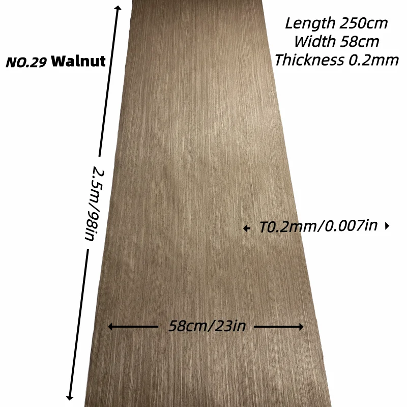 DIY High-EndTech Wood Veneer :for Wooden Refurbished Furniture Door Coffee Table Speaker Wall Panels Interior Home Decor