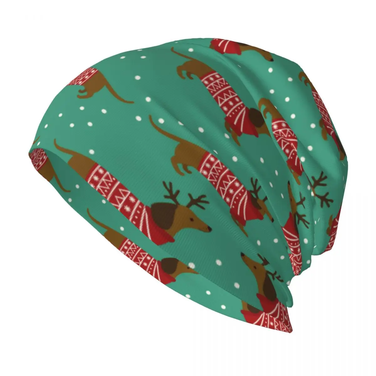 

Cute Cartoon Dog Dachshund Animal Bonnet Hats Hip Hop Outdoor Skullies Beanies Hats for Men Women Knitting Hats Spring Caps
