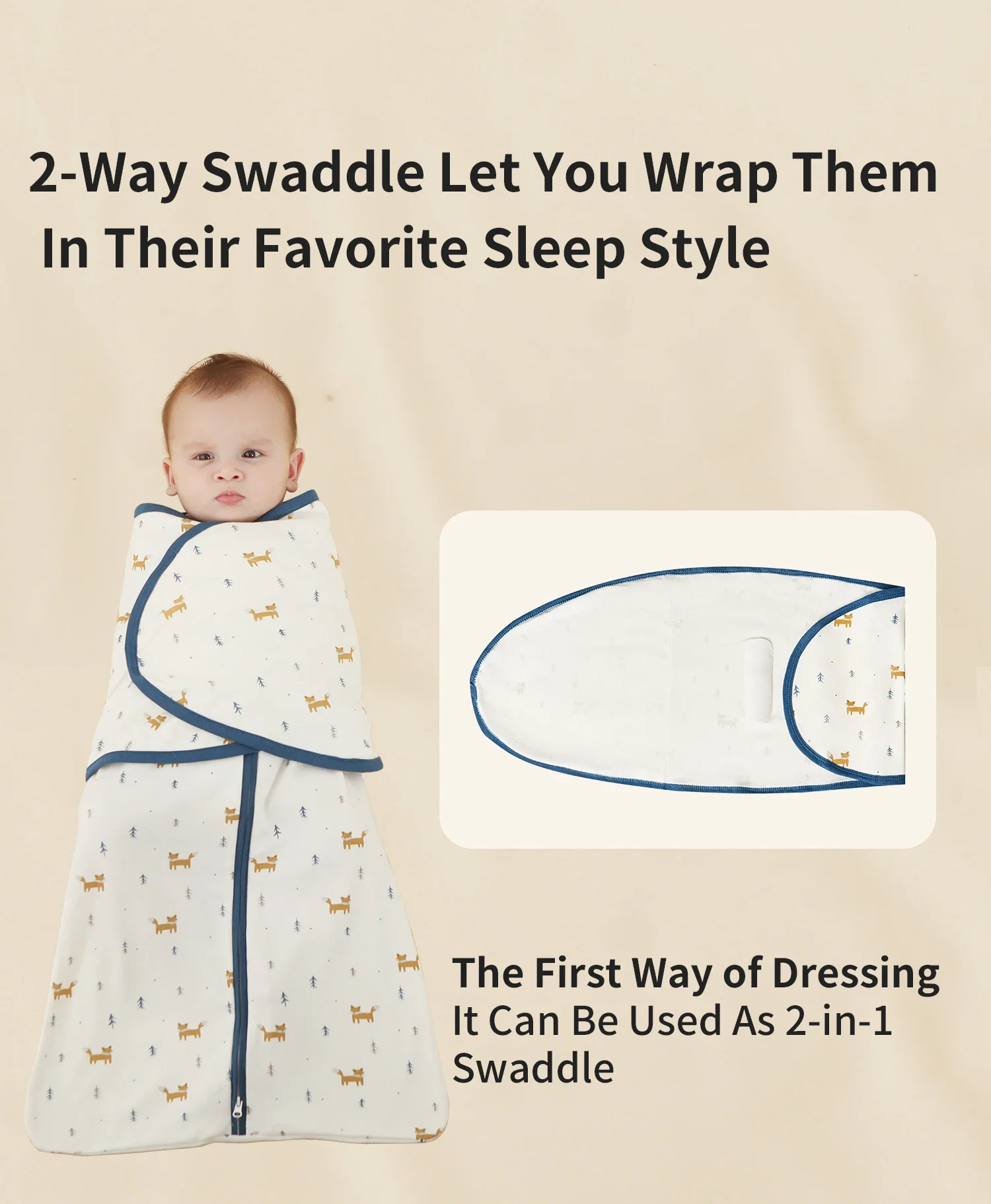 Baby Sleeping Bag For Newborn Summer Thin Soft Cotton Boys Girls Wrap Sleepwear 0-3M Adjustable Breathable Baby Swaddle Blanket