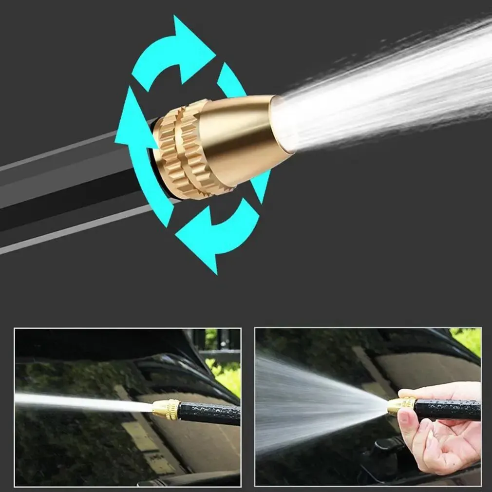 Car Wash Water Gun Automobile High-pressure New Copper-plated Nozzle Thickened Long Rod Family Car Dual-purpose
