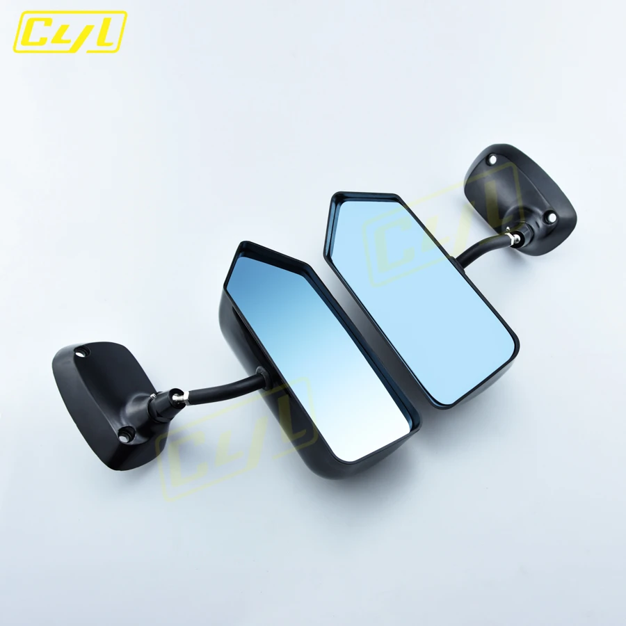 F1 Style Carbon Fiber Look Side Mirrors - Universal Fit For Cars Like Rav4, Miata, Mazda3