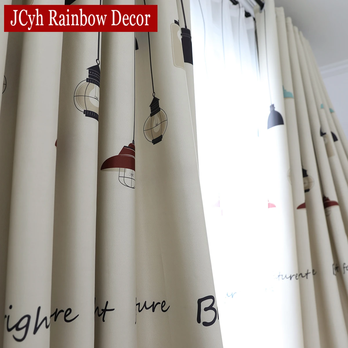 Curtains Kids Bedroom Children Opaque Curtains Living Room Window