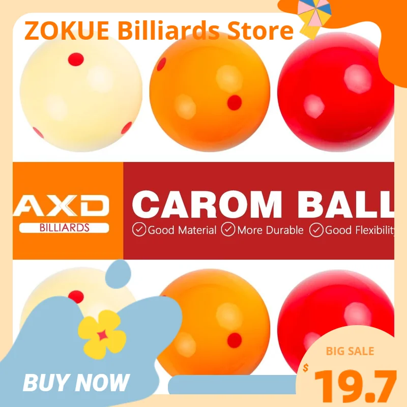 Carom Billiards Ball 61.5mm Resin Complete Set Goal Balls Billiard Accessories High Quality Carom Cue Special Ball Training