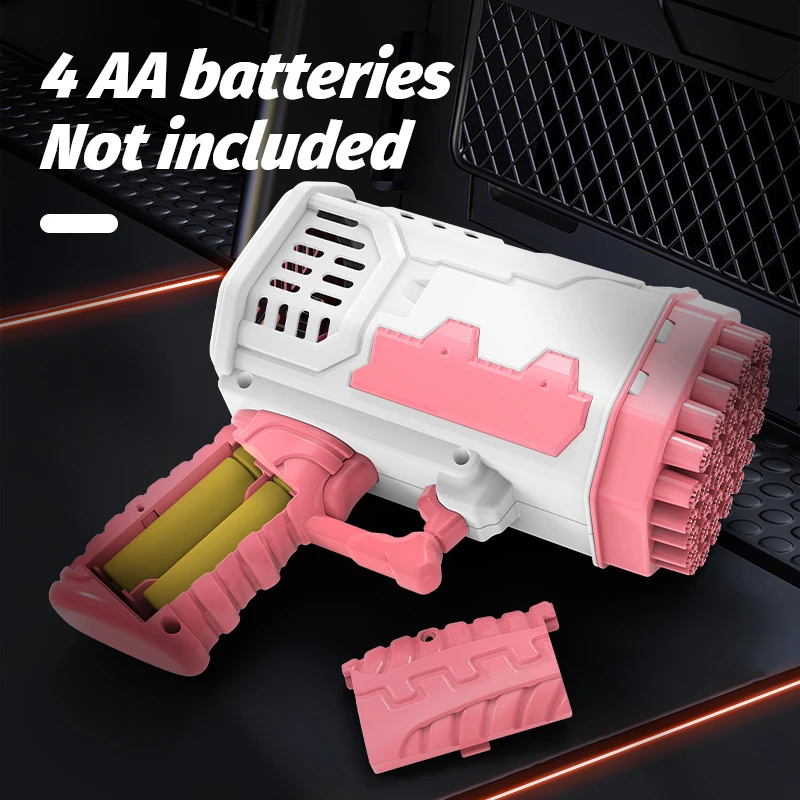 40 hole launcher electric bubble machine outdoor children's toys outdoor without battery without bubble water