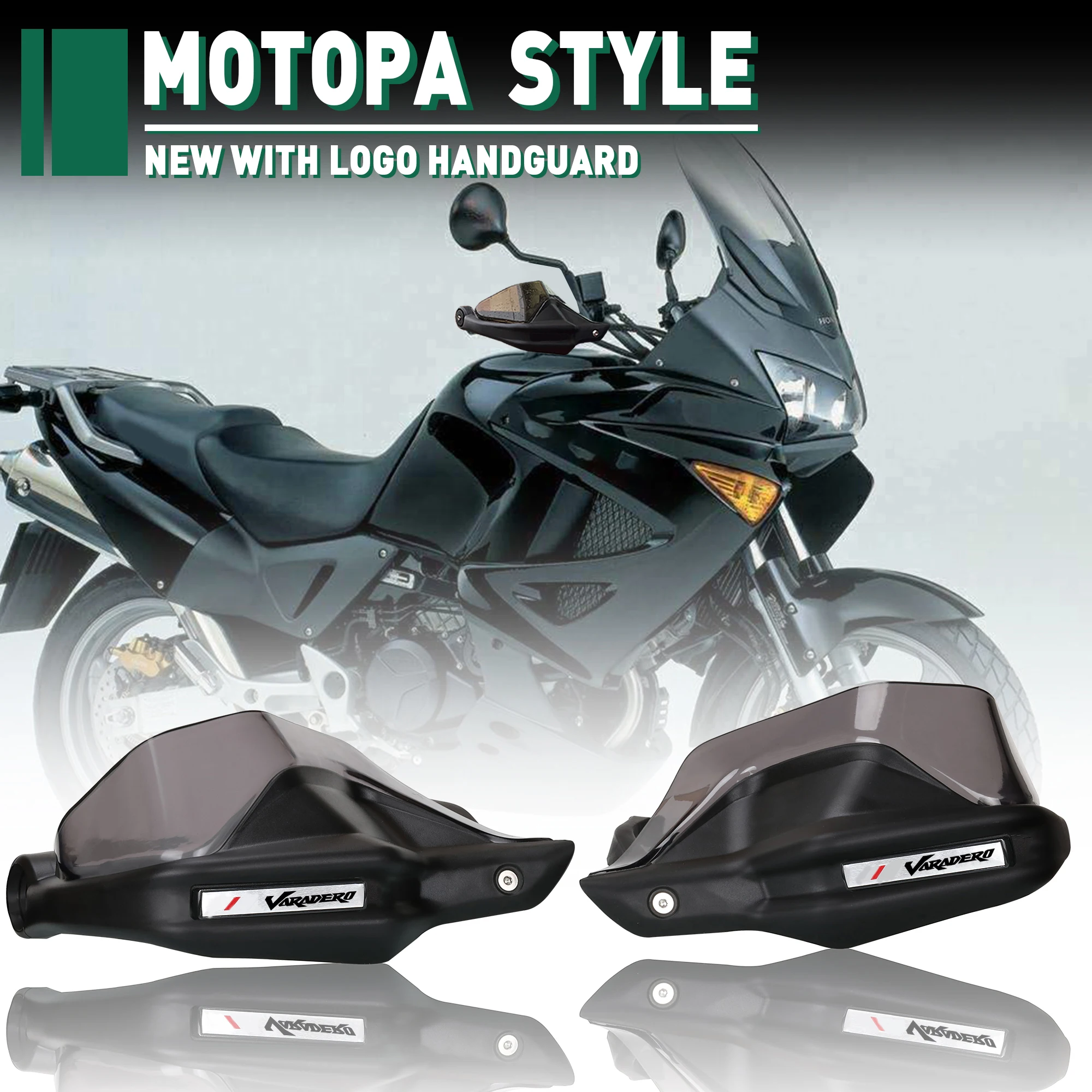 Protège-mains Moto Pour Honda XL1000V Varadero – Bouclier ABS Avec Logo, Kit De Montage Inclus