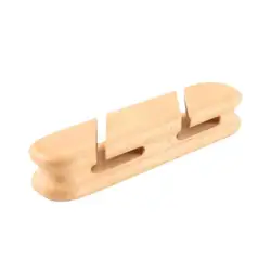 Solid Wood Desktop Cable and Headphone Organizer (Small wood)