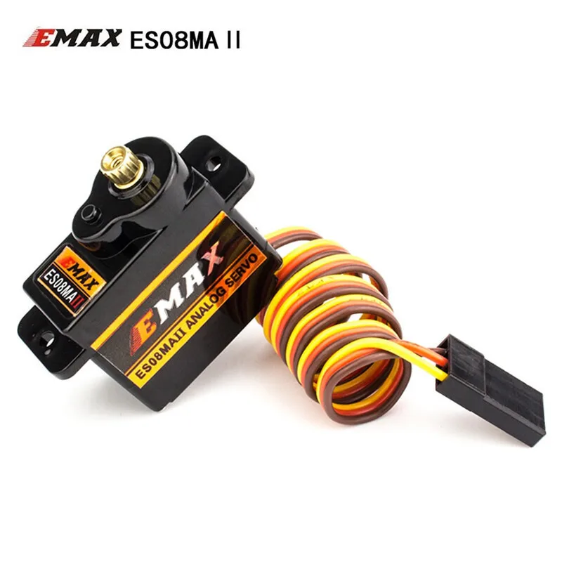Original EMAX ES08MAII 12G Metal Gear Micro Servo For Cars, Ships, Helicopters And Airplanes thumbnail 3