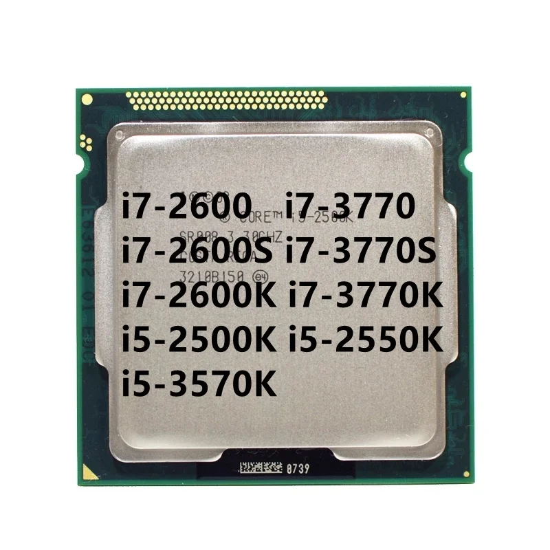 Processori Intel Core I5-2500K / I7-2600K / I7-3770K LGA 1155 – Usati Ma Funzionanti