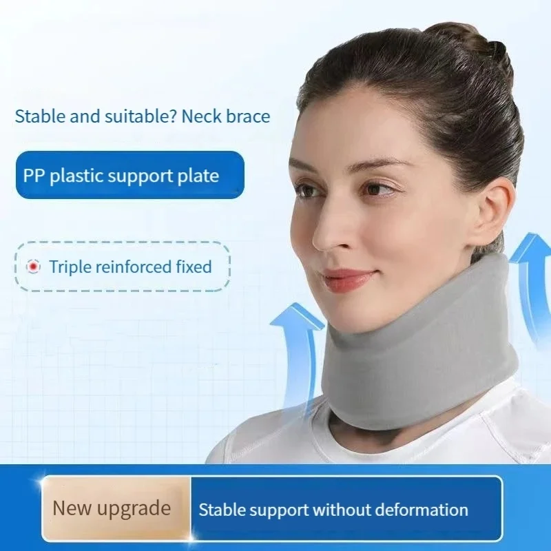 Cervical Tilt Prevention Brace Fixed Cervical Support Anti-Slumping Neck Brace Breathable Sponge Full Set Comfortable To Wear cervical support brace