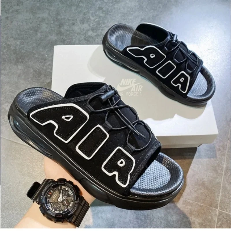 Summer Men Fashionable Trendy Shoes Wooden Clogs Garden Shoes Outdoor Beach Sandals Flip Air Cushioned Casual Shoes Men Slippers
