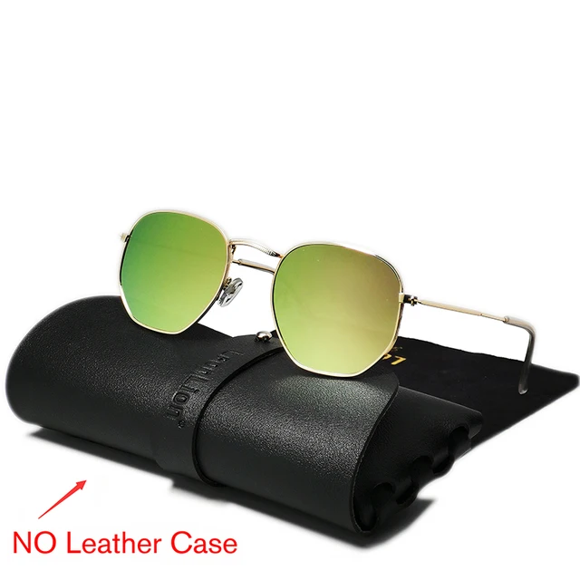 RBROVO Metal Vintage Polygon Sunglasses Men 2022 Luxury Brand Glasses For Men/Women Designer Eyewear Men Oculos De Sol Masculino GoldPink