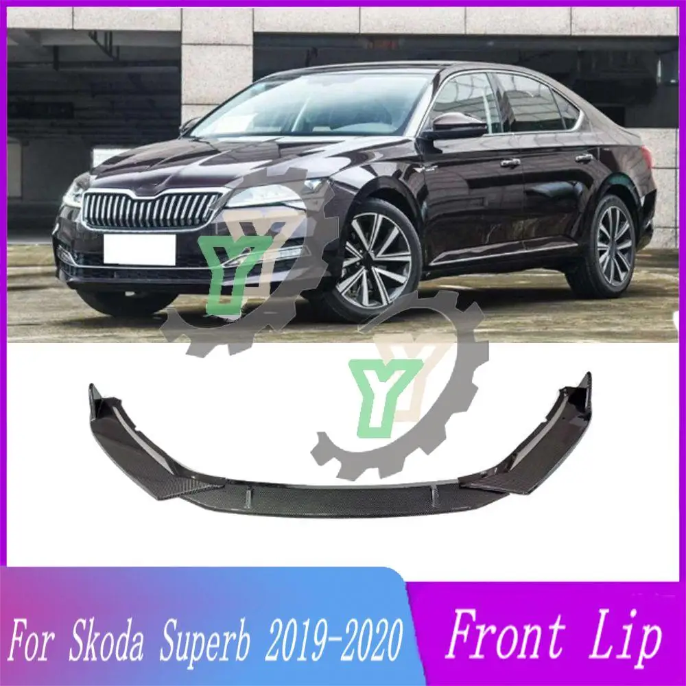 

Car Accessories Front Bumper Lip Spoiler Splitter Diffuser Detachable Body Kit Cover Guard For Skoda Superb 2019 2020