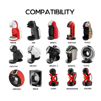 3pcs/Set Refillable Dolce Gusto Coffee Capsule Nescafe Dolce Gusto Reusable Capsule Gusto Capsules Dolce Gusto Refill 200 Times 3