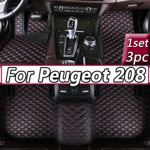 Tapis de sol de voiture en cuir pour Peugeot 308 CC T7 2008 ~ 2013,  accessoire de Protection imperméable - AliExpress