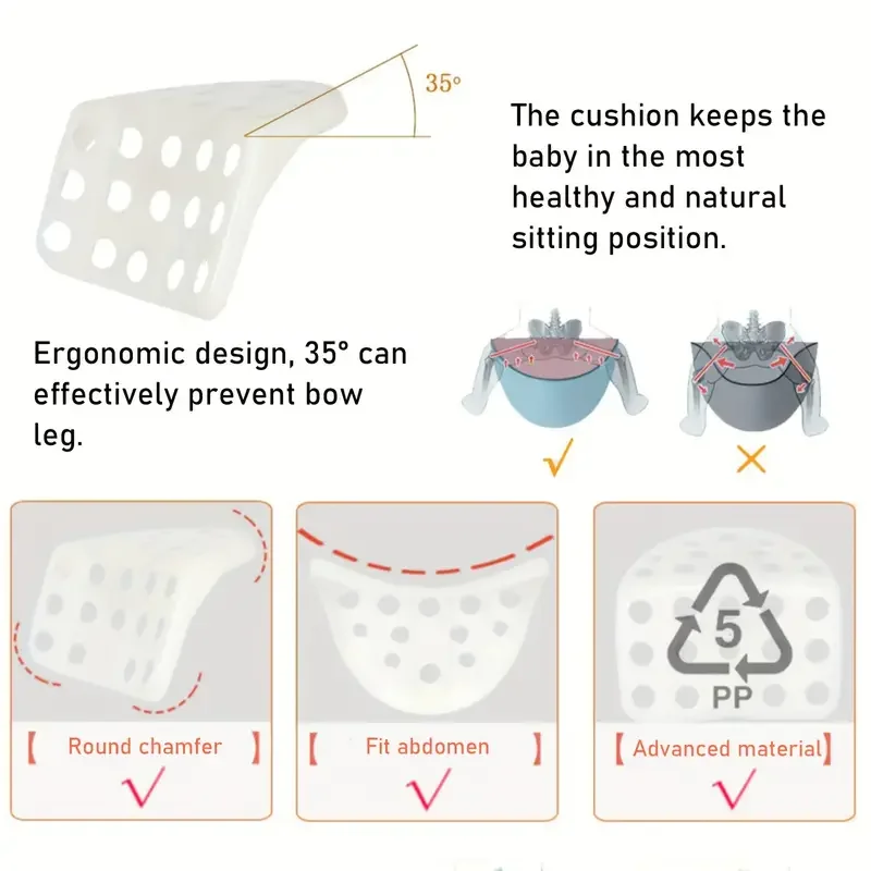 Ergonomic  Baby Carrier Adjustable Waistband Ergonomic Lightweight Collapsable Hipseat Carrier Portable Pocket 5