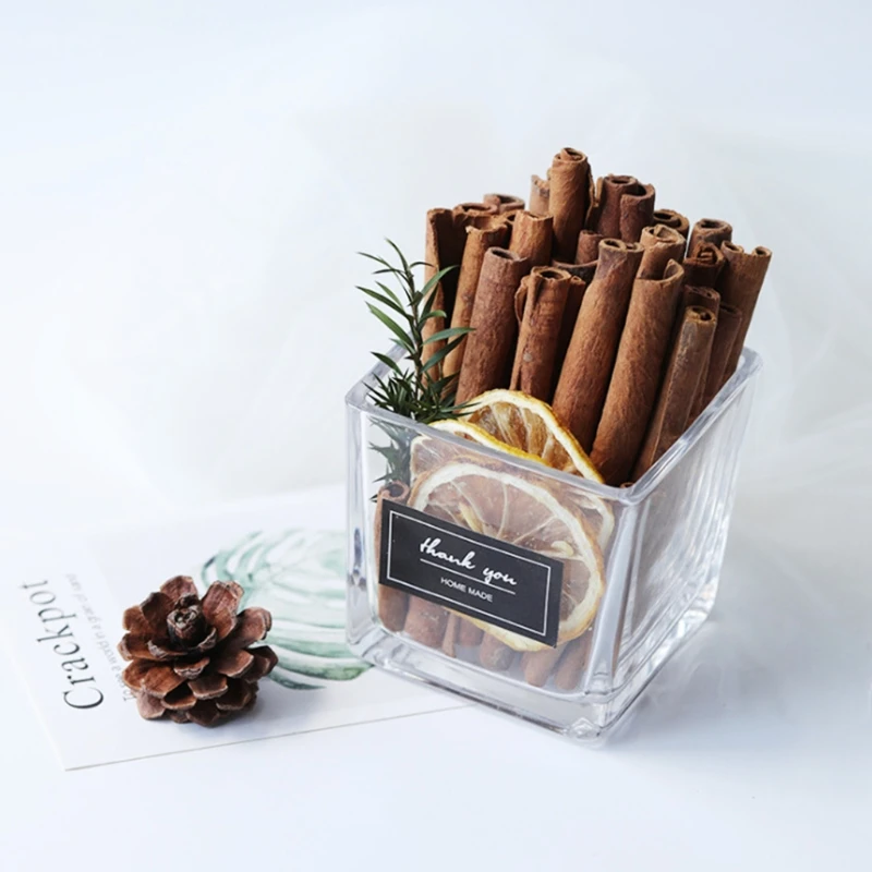 5 Pieces Natural Dried Cinnamon Sticks DIY Scented Candles Soaps Making Materials Premium Grade Real Cinnamon Rolls