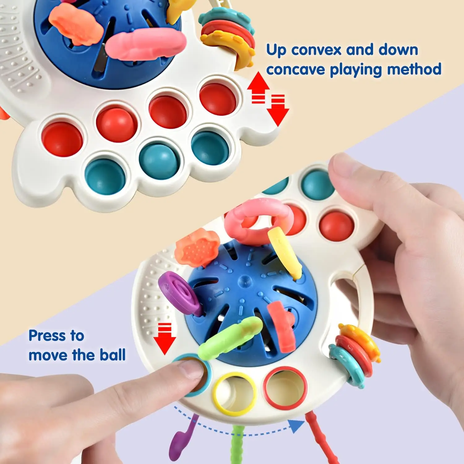 Espejo Montessori para bebés y niños pequeños, juguete sensorial de  desarrollo irrompible, espejo de suelo, actividades de regalo - AliExpress