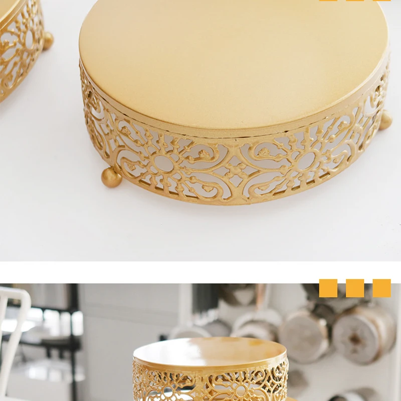Description Picture 6 of item8/10/12 Inch Metal Cake Stand Holder Dessert Cupcake Pastry Cakes Display Plate Tray Serving Platter for Wedding Birthday Party