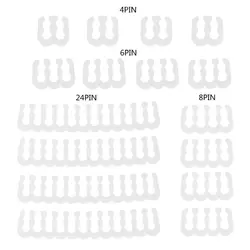 Optimized Cable Management Solution for PC Power Cables (2.5 - 3.2mm) (White)
