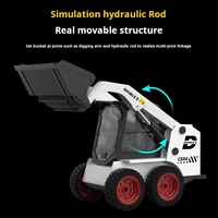 Double E594 1:14 Remote Control truck Loader Car Truck Remote control engineering car Excavator slip tractor Toy Boy gift 2
