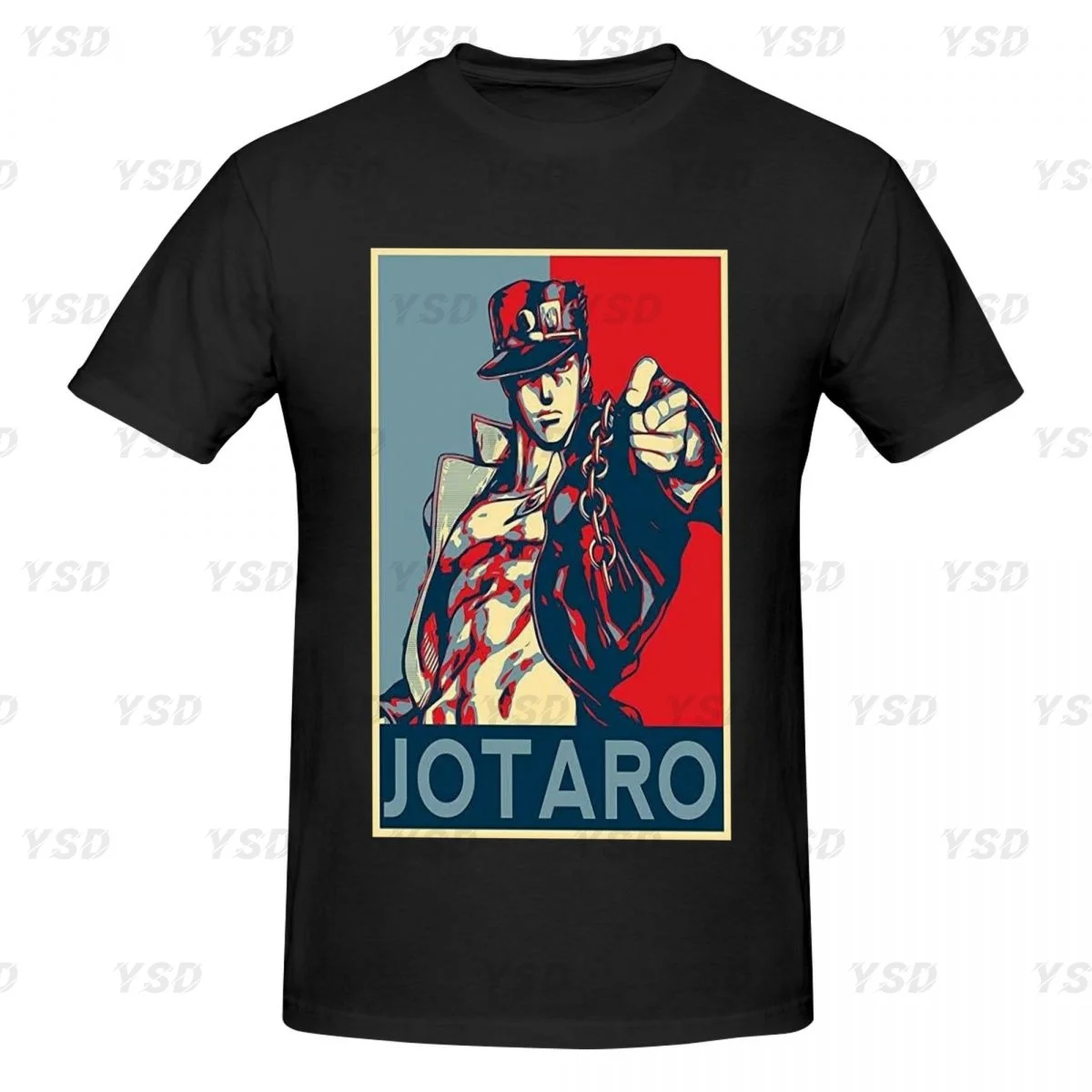 

Jojo Bizarre Adventure Men's tight fitting sports T-shirt, Breathable,Oversized T shirt