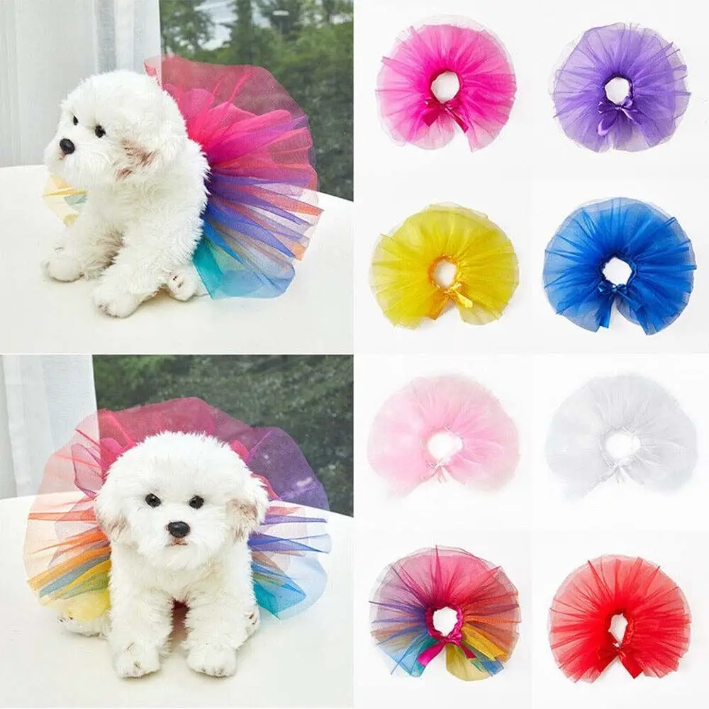 Fashion Tutu Dress Apparel For Small Medium Dog Teddy Schnauzer Pet Costume Pet Supplies Dog Dress Dog Skirts Puppy Clothes - Image 3