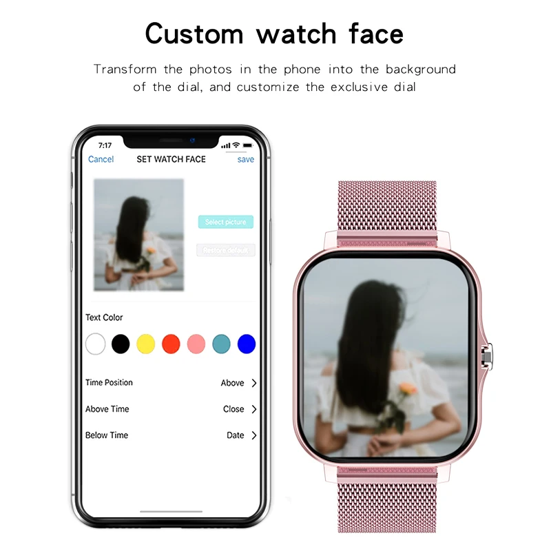 LIGE Smart Watch Women Bluetooth Call Watch Fitness Tracker Waterproof Sport Smart Clock Fashion Ladies Men Smartwatch Woman smart watch