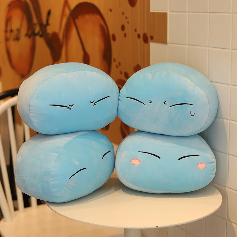 Soft Plush Anime Slime Throw Pillow for Kids and Baby