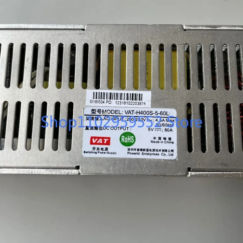 VAT-H400S-5-60L 5V80A_ LED 디스플레이 스위치 전원 공급 장치 키트용 1개