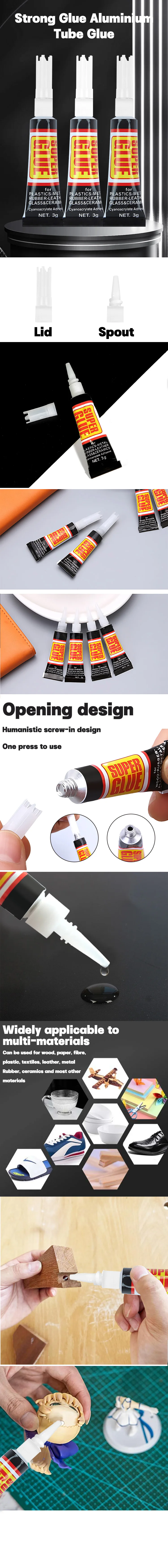 tube of quick repair glue on display