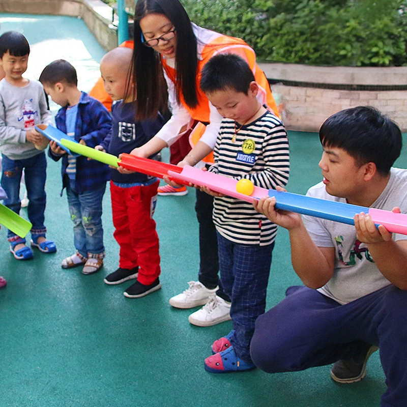 Pipe Challenge Outdoor Toy Game Adult Team Building Activities Children Cooperation Training Toy Ball Sports Game Equipment