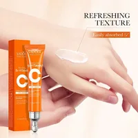SADOER Vitamin C Eye Cream Anti Dark Circles Eyes Bags Remover 4