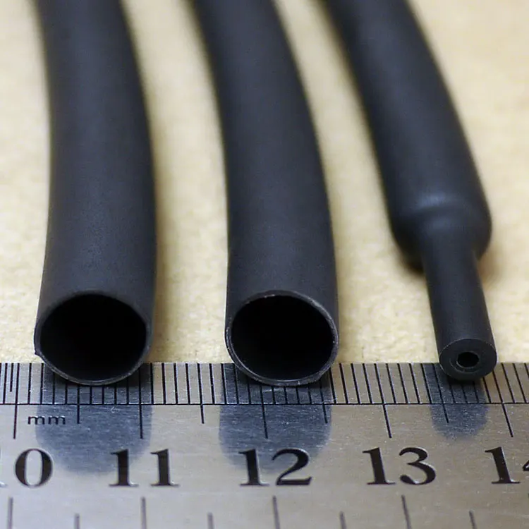 4:1 Heat Shrink Tube With Glue Thermoretractile Heat Shrinkable Tubing Dual Wall Heat Shrink Tubing 6 8 12 16 24 40 52 72mm