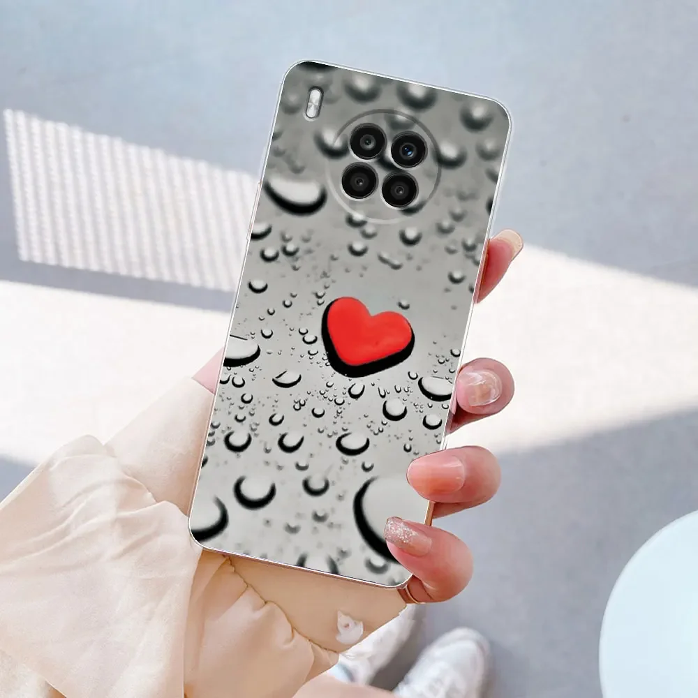 Elegant Marble Soft Silicone Clear Case for Honor and Nova Series - Premium Shockproof Bumper Protection