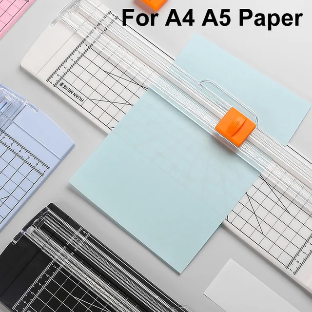 A4/A5 Precision Paper Photo Art Trimmers Cutter Scrapbook Trimmer Lightweight Cutting Mat Machine +5 Free Blades
