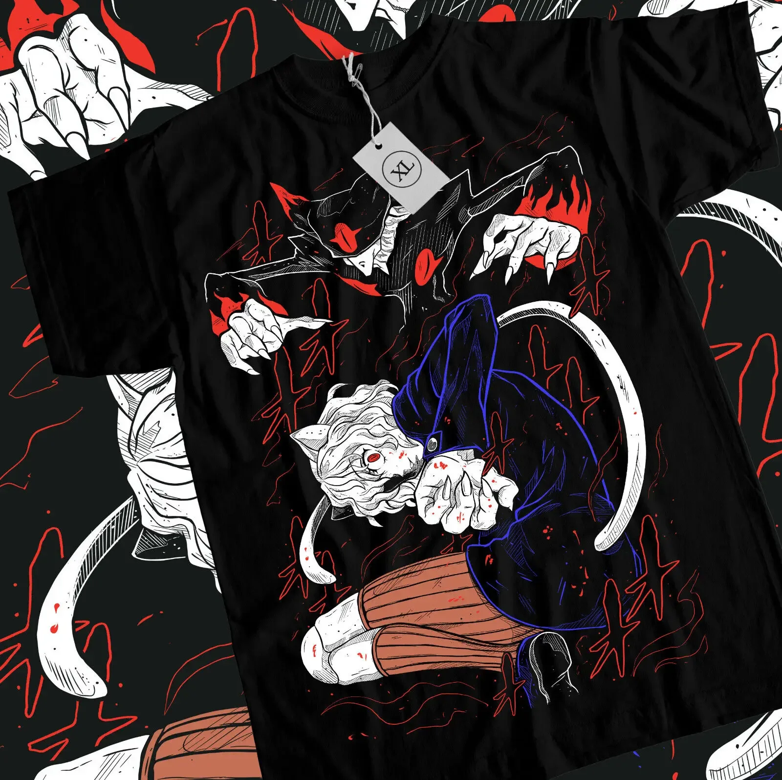 Neferpitou футболка Hunter X Hunter манга полоса HXH аниме футболка все размеры