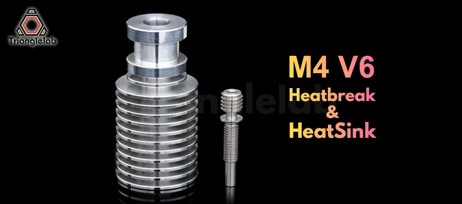 Trianglelab Titan-Legierung M4 V6 Hotend Heatbreak mit Kühlkörper - Hochleistungs-Ersatz für 3D-Drucker – Detail 10