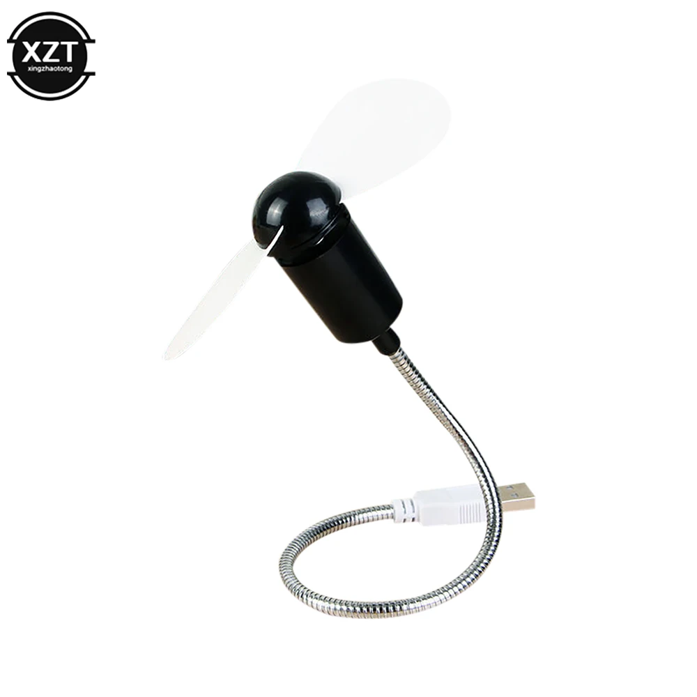 Handheld Fan Mini Snake Fan Silent Soft Leaf Fan Computer Usb Bendable Freely Mini Soft Leaf Snake Silent
