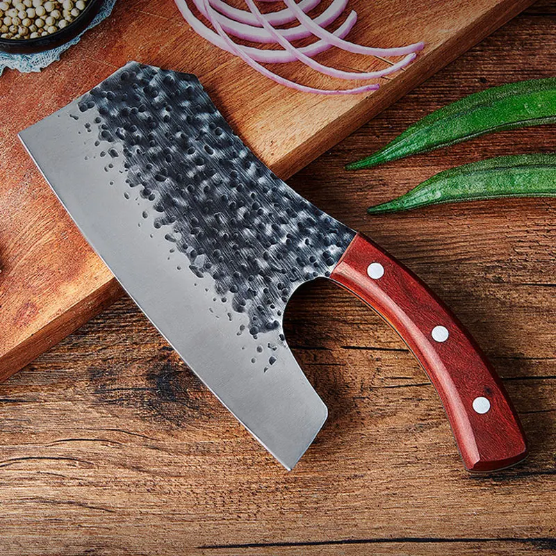 

Heavy Kitchen Knives Hand Forged Stainless Steel Boning Butcher Knife Cleaver Meat Chopping Vegetables Chef Knives Cooking Tools