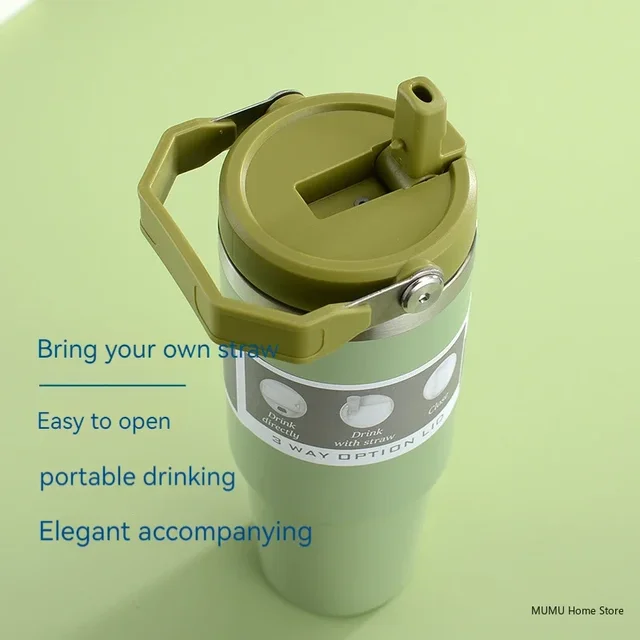 20/30oz Portable Vacuum Flask Car Insulated Cup Keep Cold and Heat Thermal Mug Sport Water Bottle Stainless Steel Thermos Bottle 4