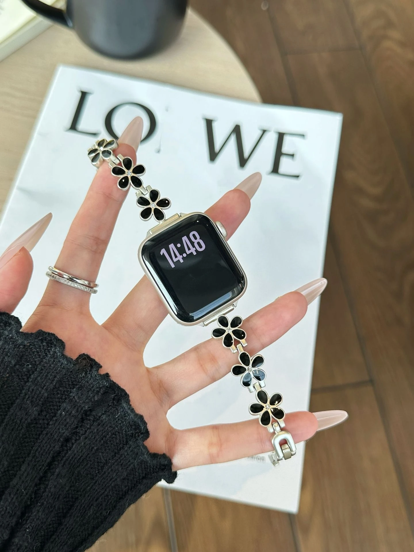 Vibrant Metal Bracelet Link for Smartwatch - Multisize Strap