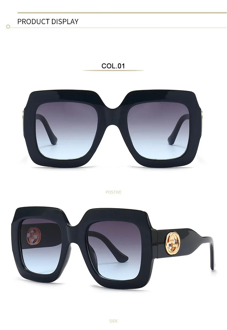 Fashion glasses 2022 occident style big frame sunglasses women cover net celebrity luxury designer UV protection gafas de sol square sunglasses women
