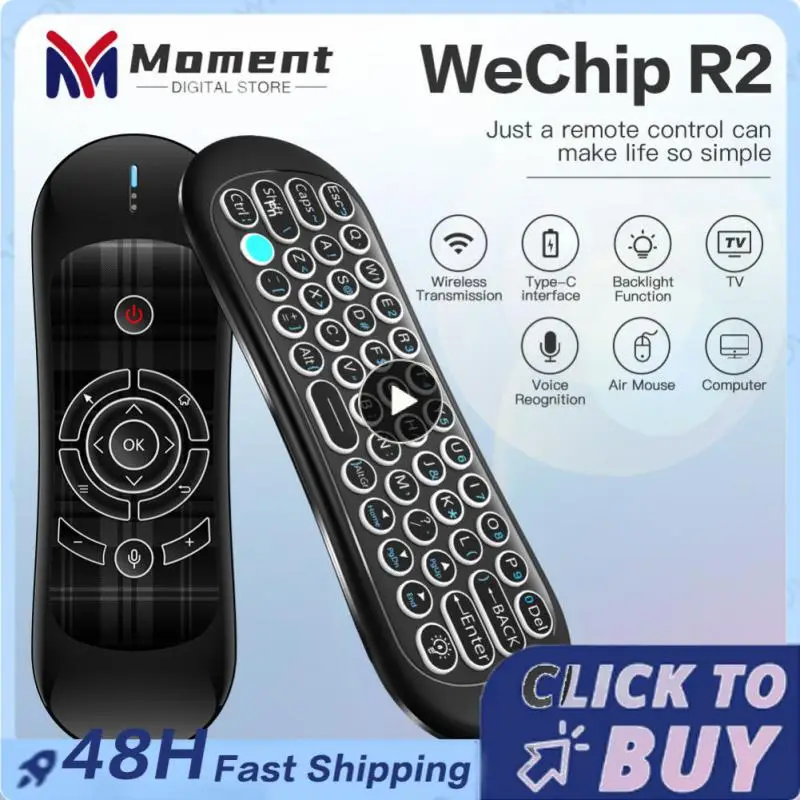 

Wechip R2 2,4G беспроводная мышь с клавиатурой подсветка датчика движения Air Mouse тачпад пульт дистанционного управления клавиатурой для Android TV Box