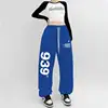 Spring and autumn 939 sweatpants men's and women's loose straight wide-leg pants casual sweatpants ins tide Free shipping 2