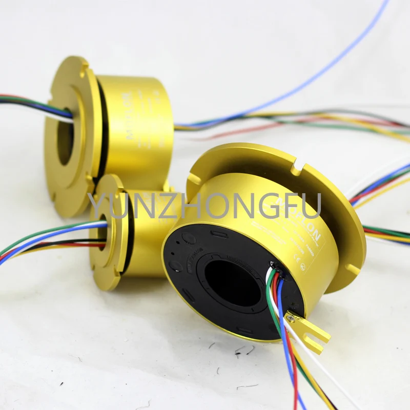 

Flange installation outer diameter 56mm slip ring collector ring/conductive ring electric rotary joint