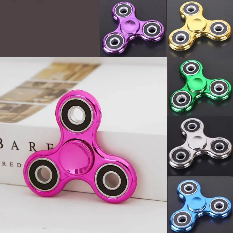 5 piece Hand Toys Rliever Stress Spinner Stress Relief Metal Fidget Spinner for Adult Kids Funny Toys Tri-Spinner double pendulum fidget spinner toy metal fingertip spinning top toys hand spinner toy adult decompression stress relief edc gift